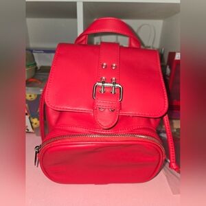 Wild Fable Red Mini Buckle Backpack